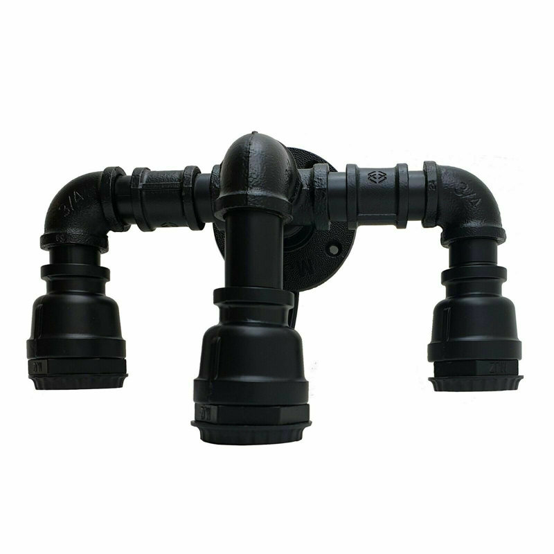 Averett Armed Sconce, Black