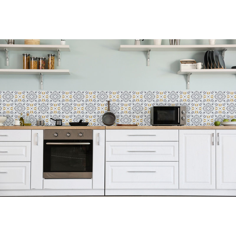 Carreaux muraux auto-adhésifs DC-Fix, Jaune