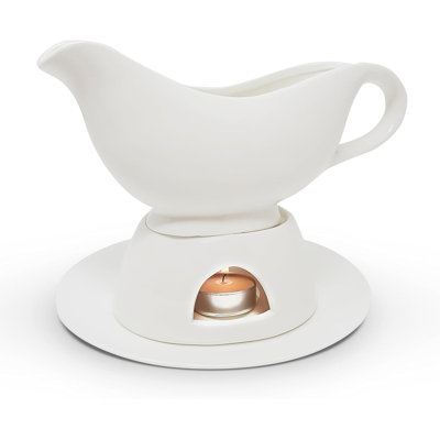 Winston Porter Raisean Ceramic Condiment Server