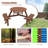 Elegant 6-Person Circular Outdoor Wooden Picnic Table for Patio, Backyard, Garden, DIY w/ 3 Built-in