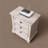 24" Farmhouse Nightstand With Charging Station With 3 Drawers Storage, Wood Side Table,End Table-1548129538
