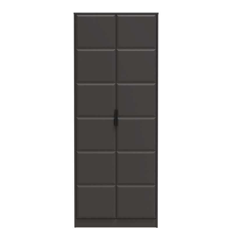 Besian 2 Door Wardrobe , Graphite