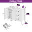 Ensemble de meuble-lavabo simple 42 po avec lavabo Balconera-110916386-131425048