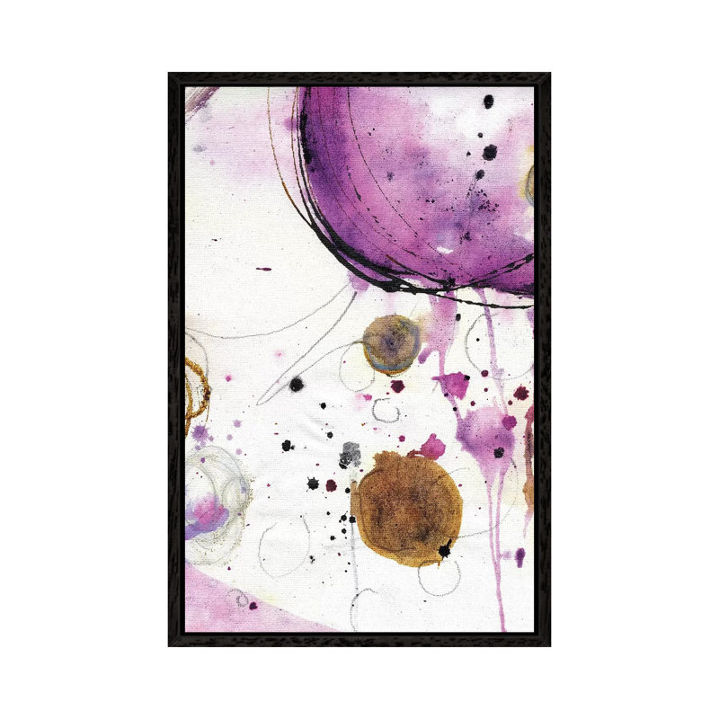 Free To Flow VIII by Deb Chaney - Print on Canvas, 101.6 cm H x 66.04 cm W, Black Framed