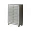 Commode argentée CHLOE GEMSTONE