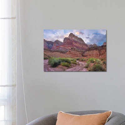 Desert And Cliffs, Vermilion Cliffs National Monument, Arizona by Tim Fitzharris - Wrapped Canvas Print