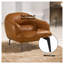 Fauteuil d'appoint Leonia Cognac