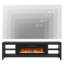 Console média 70 "avec foyer