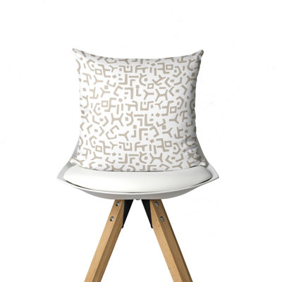 Komi Tribal Beige Indoor Pillow Cover