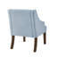Chaise d'appoint en velours de mer Mid-Century