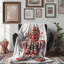 Scandinavian Holiday Art - 1 pièce Sherpa Premium-101008078
