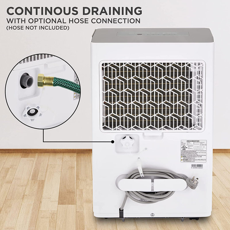 Ivation 35 Pints Tower Dehumidifier for Rooms up to 3000 Cubic Feet