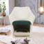 Chaise d'appoint Mid-Century pour animaux de compagnie avec coin pour animaux - revêtement en velours et capacité de 300 lb