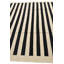 Tapis noir et blanc Osbourne