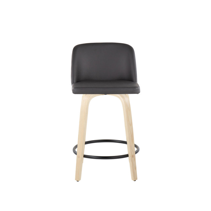 Lakyia Swivel Upholstered Counter Stool
