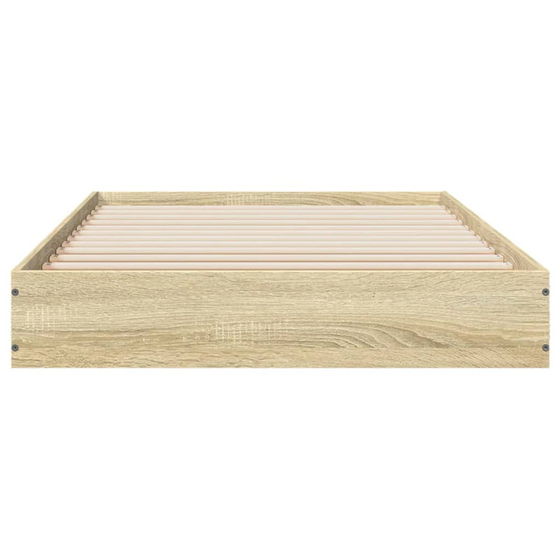 Vidaxl Bed Frame Small Single, Natural