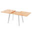 Asyiah Extendable Metal Base Dining Table