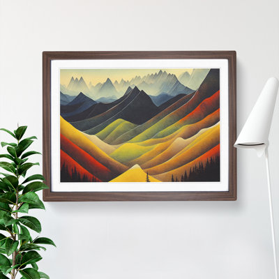 Watercolour Mountain Scene Vol.1 - Single Picture Frame Painting