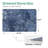Rectangular Blue Sintered Stone Table Top Replacement Tabletop for Coffee/Dining Table