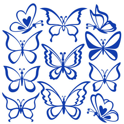 Adhésif décoratif papillon