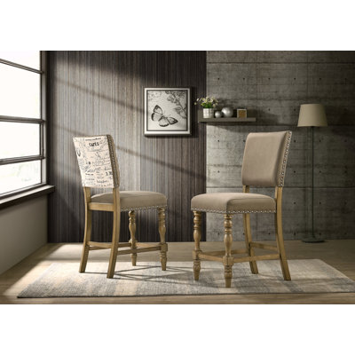 Chaise de salle à manger à hauteur de comptoir Script