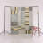 Gray Themed Stripe Patterned Creative Modern Decorative Rug-1386278654