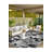 White Themed Charcoal Floral Themed Patterned Woven Base Carpet And Washable Carpet-1876552655