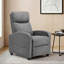 Fauteuil inclinable de 26,77 po de largeur, canapé simple ergonomique réglable, siège rembourré épaissi, inclinaison du dossier et des pieds, siège de cinéma maison moderne