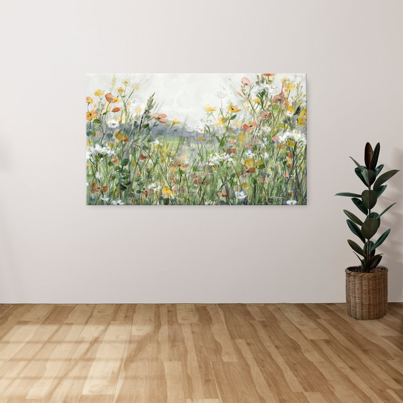 "Woodland Meadow" par Carol Robinson, reproduction sur toile, H 36 po x l 60 po x P 1,5 po