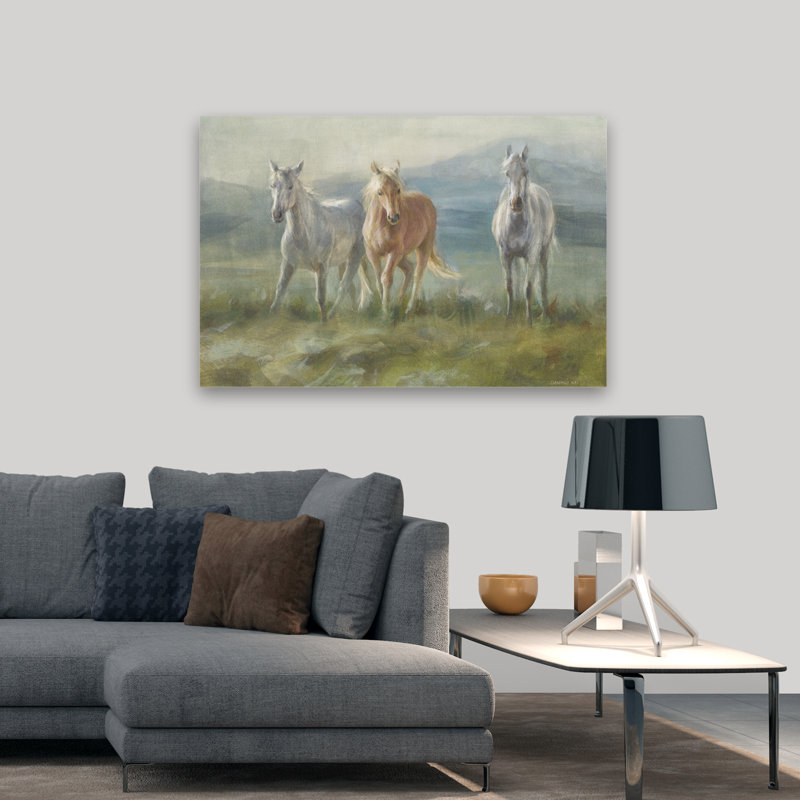 Art animalier et animal Rangeland Horses, H 32 po x l 48 po