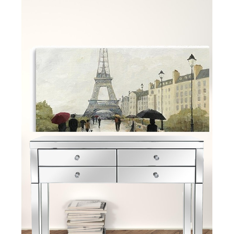 «Parisian Rainy Day», impression murale sans cadre