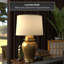 Lampe de table dorée 28,5 "