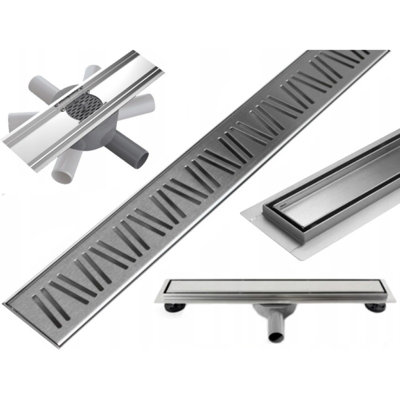 Calles Linear Grid Waste Shower Drain