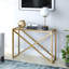 Calix Glass Top Console Table-50309256-99930468