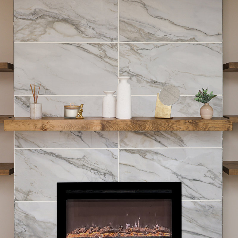 Bellanira Wood Mantel, Aged Oak, 84"