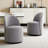 Upholstered Fully Assembled Swivel Dining Chair-535030090