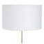 Norrington 154cm White Marble/Copper Traditional Floor Lamp-736024463