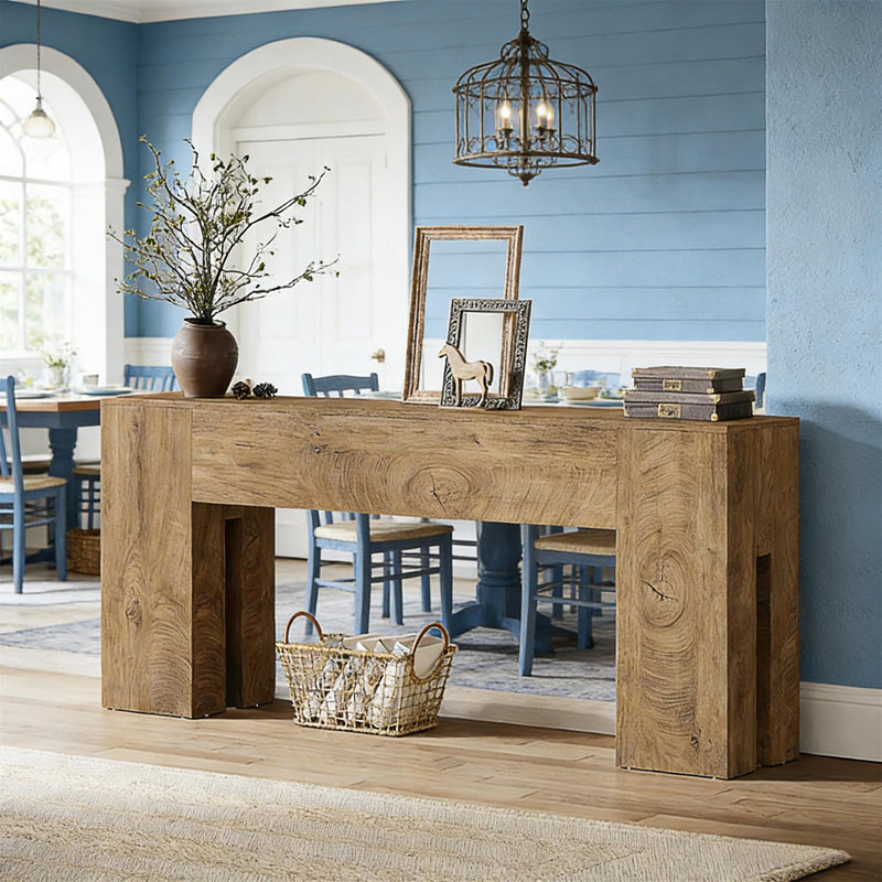 Rustic Side Table, Wood
