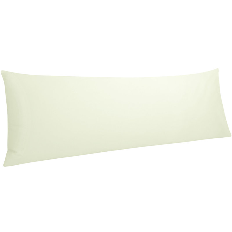 Egyptian-Quality Cotton Body Pillow Cover, 500 Thread Count Cotton Sateen Body Pillowcase with Envelope Closure, 20x54 Inches - NTBAY