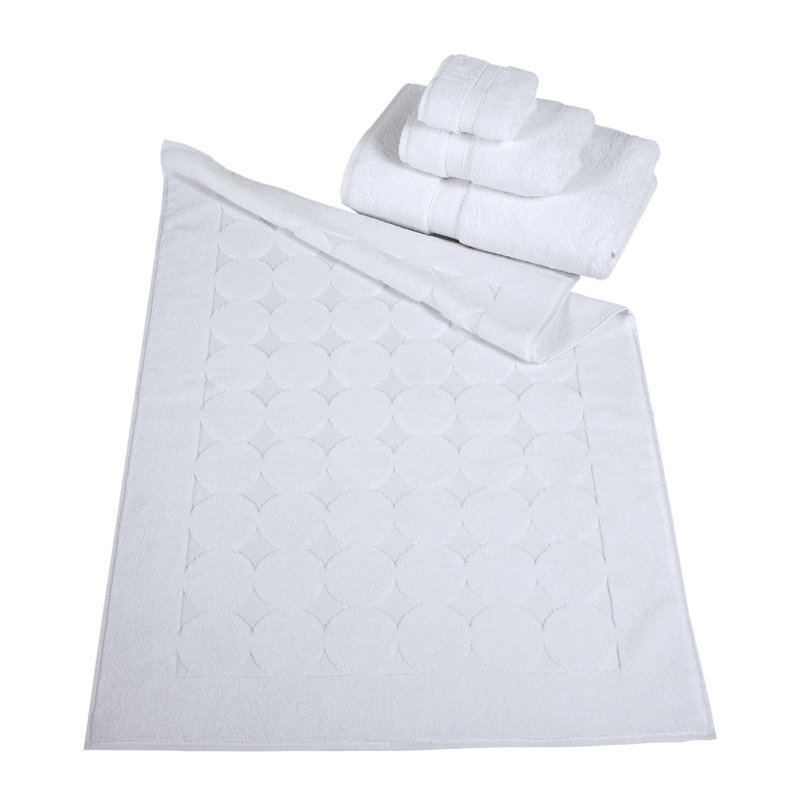 Comerford 4 Piece Turkish Cotton Towel Set, White