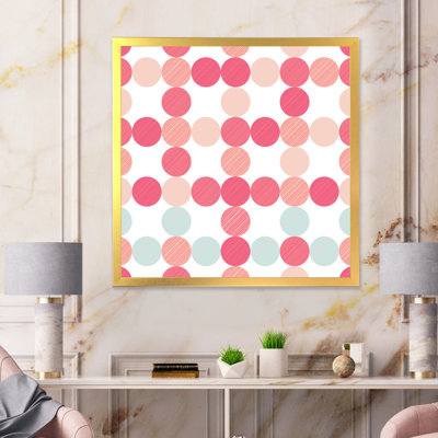 À pois rétro - reproduction sur toile
