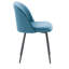 Chaise d'appoint en velours Steller-740009219