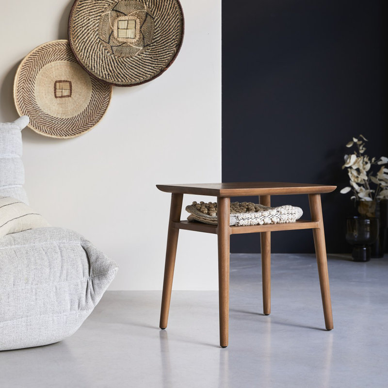 Vintage Solid Wood End Table