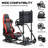 Anman Racing Sim Cockpit Stand Fit Logitech Fanatec G923 G29 XBox Thrustmaster, Not Include Steering wheel & Wheels & Pedals and Shifter Handbrake