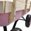 Chariot de jardin pour l'extérieur avec chariot pneumatique