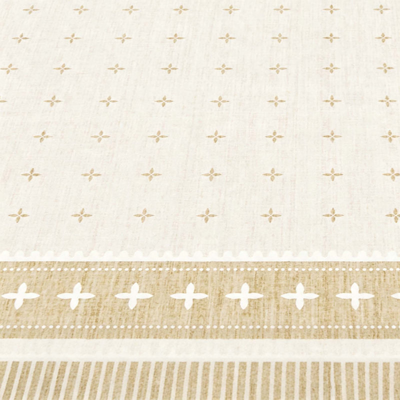Tapis moderne lavable à la machine, Beige, 9 x 12 pi