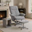 Fauteuil inclinable pivotant en chenille avec repose-pieds, conception ergonomique pour un maximum de confort et de détente dans n'importe quelle pièce