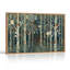 Art mural sur toile bleu et brun-1769602051