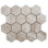 3" x 3" Marble Honeycomb Mosaic Wall & Floor Tile
