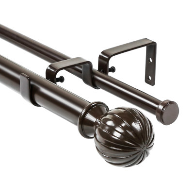 Bradfield Adjustable Double Curtain Rod